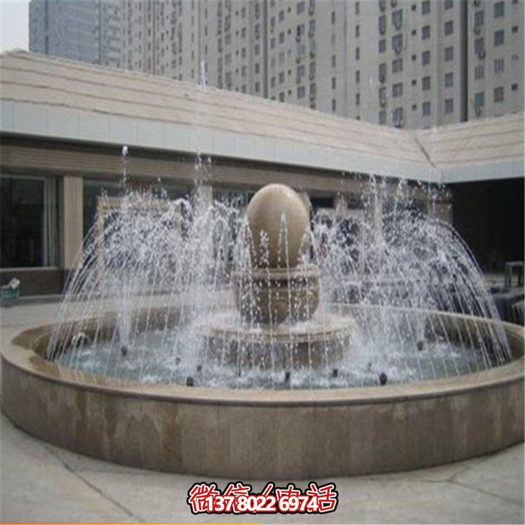 精美中式風水球園林雕塑，提升小區(qū)公園噴泉擺放風水氣質