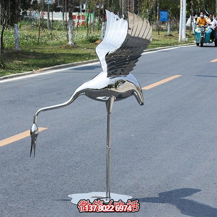 火烈鳥雕塑，美化你的園林景觀