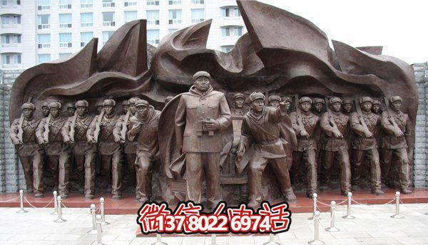 抗戰(zhàn)時(shí)期銅雕雕塑，緬懷那段英雄時(shí)光
