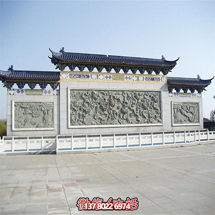 大理石雕刻景觀浮雕、大型影壁壁畫、雕塑藝術(shù)裝置