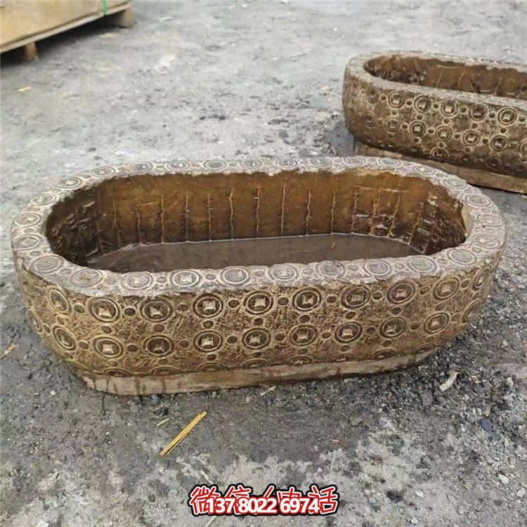 唯美老石槽，給你完美園林景觀