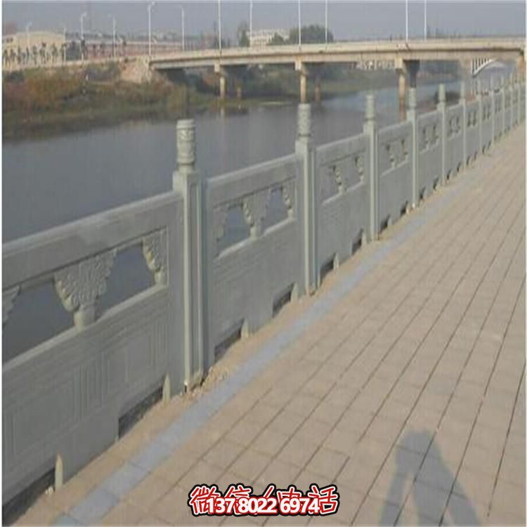 精美青石雕刻欄板，提升景區(qū)、寺廟、湖邊裝飾效果