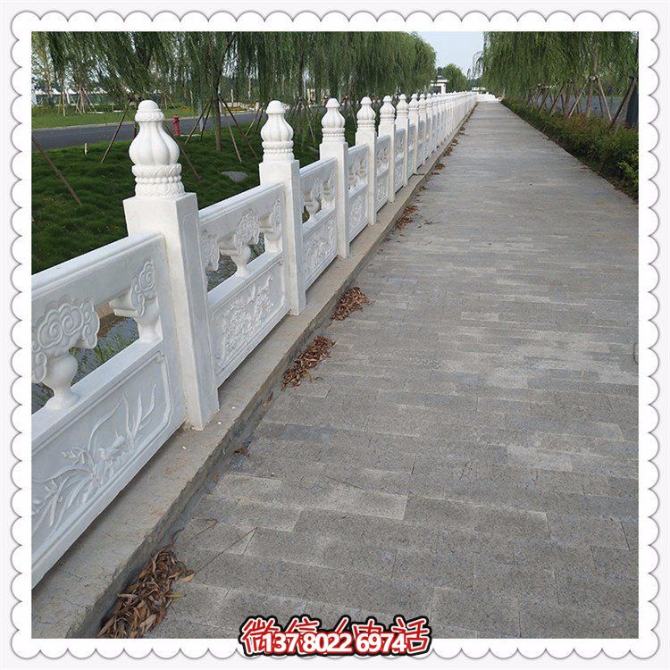 精美石雕護(hù)欄，讓您的河道美化更上一層樓