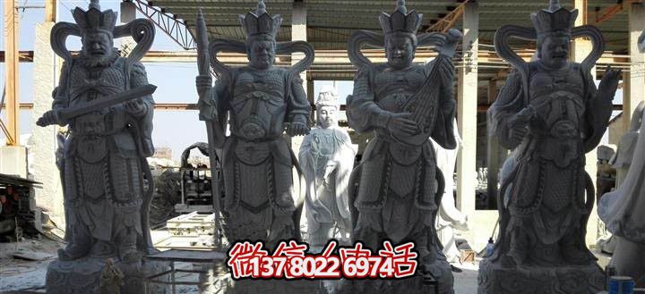 古樸雅致的大理石雕塑，見證古老神佛四大天王的傳承