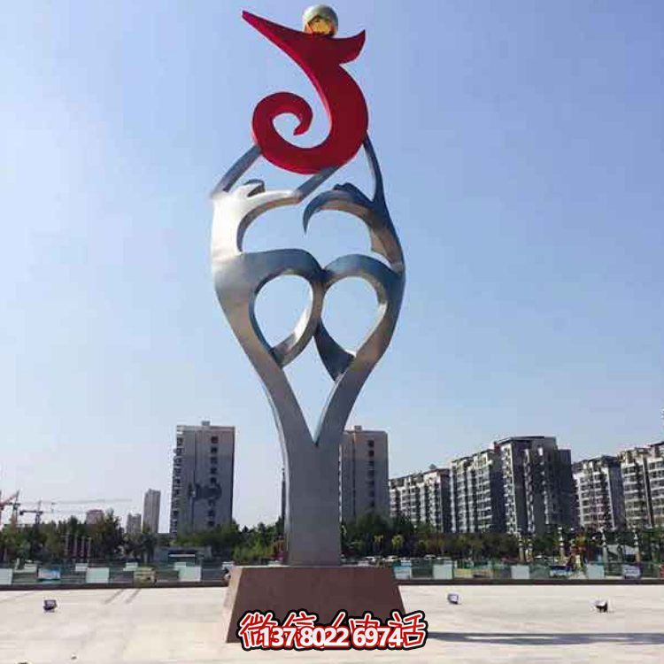 創(chuàng)意大型不銹鋼景觀擺件，點(diǎn)綴戶外廣場園林
