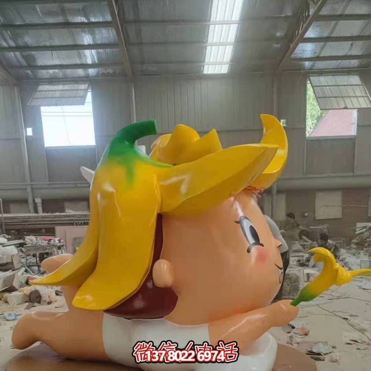 玻璃鋼戶外裝飾擺件，精致美觀、趣味卡通人物景觀