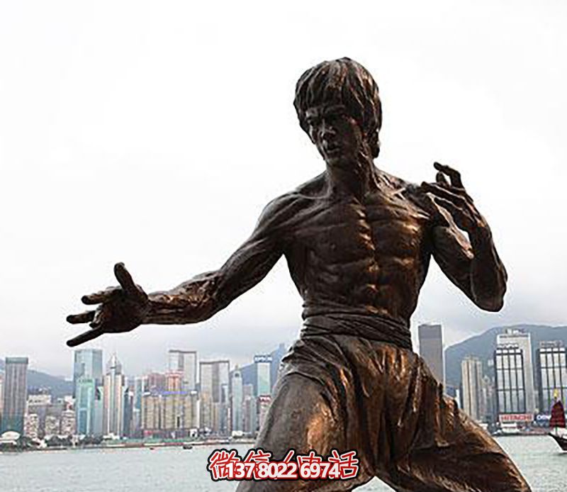 李小龍銅雕雕塑，緬懷經(jīng)典電影明星