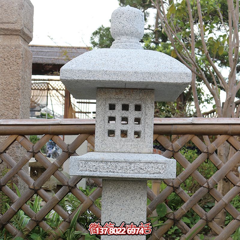 太陽(yáng)能仿古青石石頭燈，為中式別墅、酒店戶(hù)外裝飾