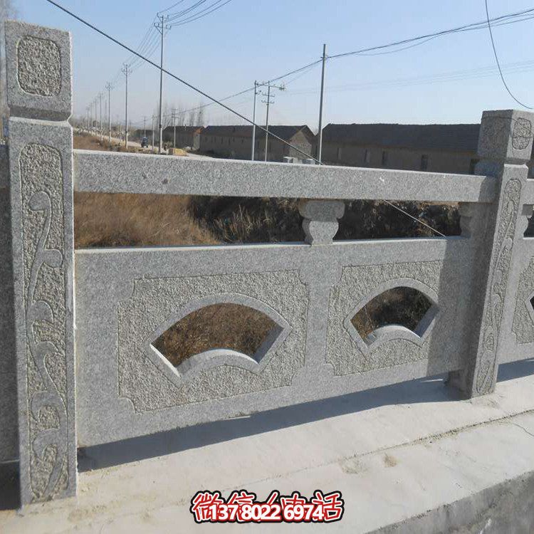 精美大理石護欄雕塑，讓戶外河道更加美觀