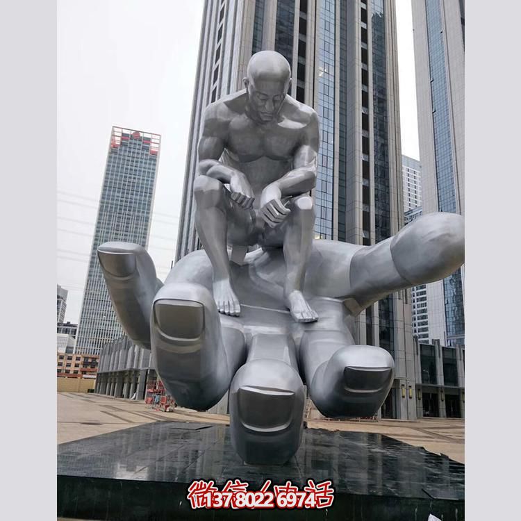 大型不銹鋼創(chuàng)意人物景觀雕塑——鐫刻在商業(yè)街、商業(yè)廣場(chǎng)的精美絕倫