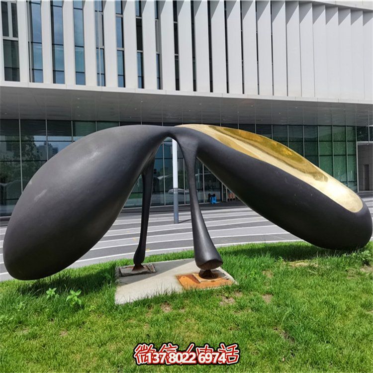 抽象不銹鋼景觀(guān)擺件，為你的廣場(chǎng)和公司添上創(chuàng)意色彩
