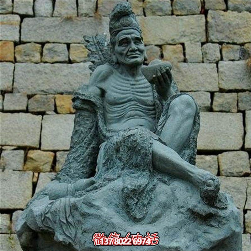 景區(qū)濟(jì)公石雕雕塑，帶你感受大自然的魅力
