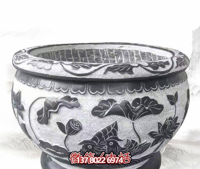 傾情精雕，高端戶外景觀缸雕塑
