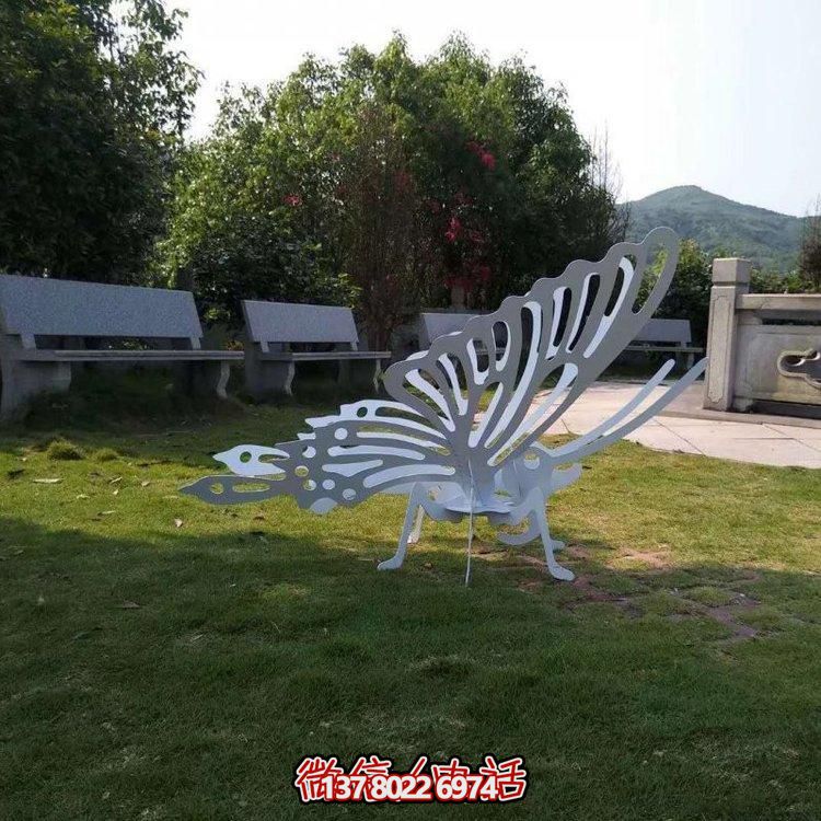 高級(jí)不銹鋼雕塑擺件，讓公園更加美麗