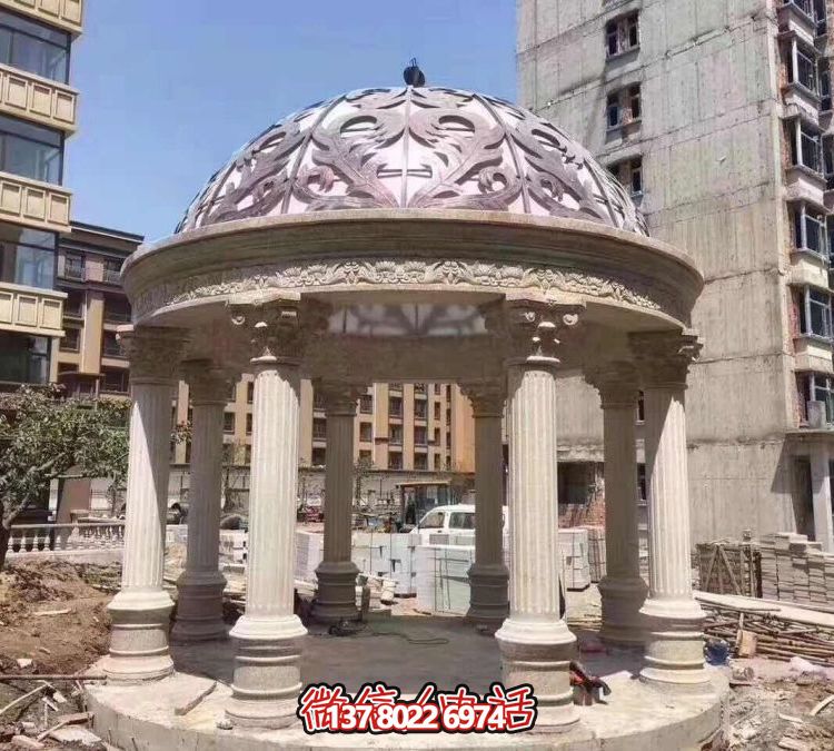 歐式羅馬涼亭，營造優(yōu)雅小區(qū)花園