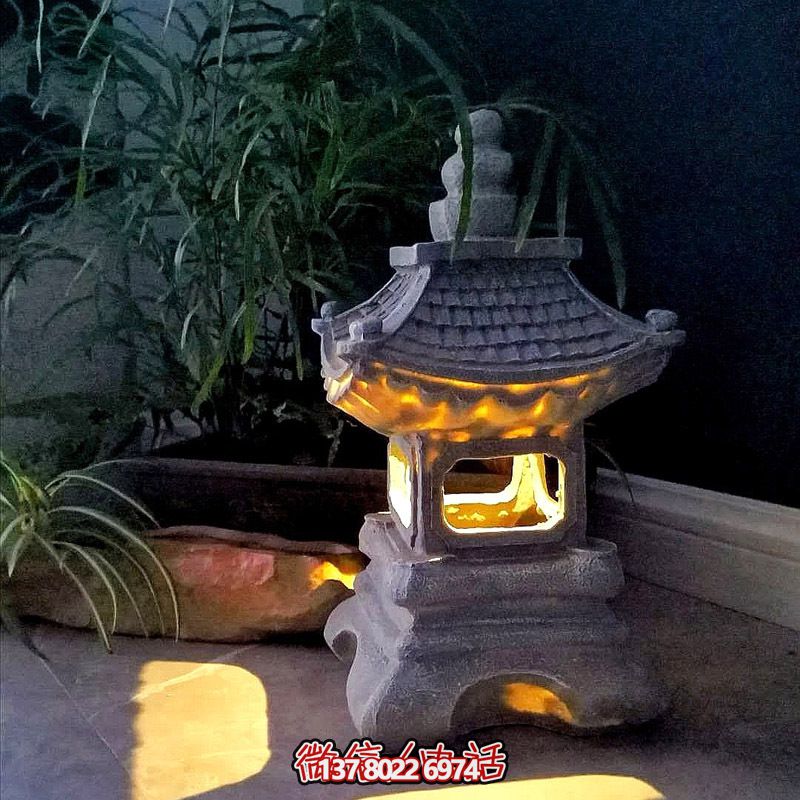 日式風(fēng)落地宮燈，創(chuàng)意裝飾庭院室內(nèi)擺件