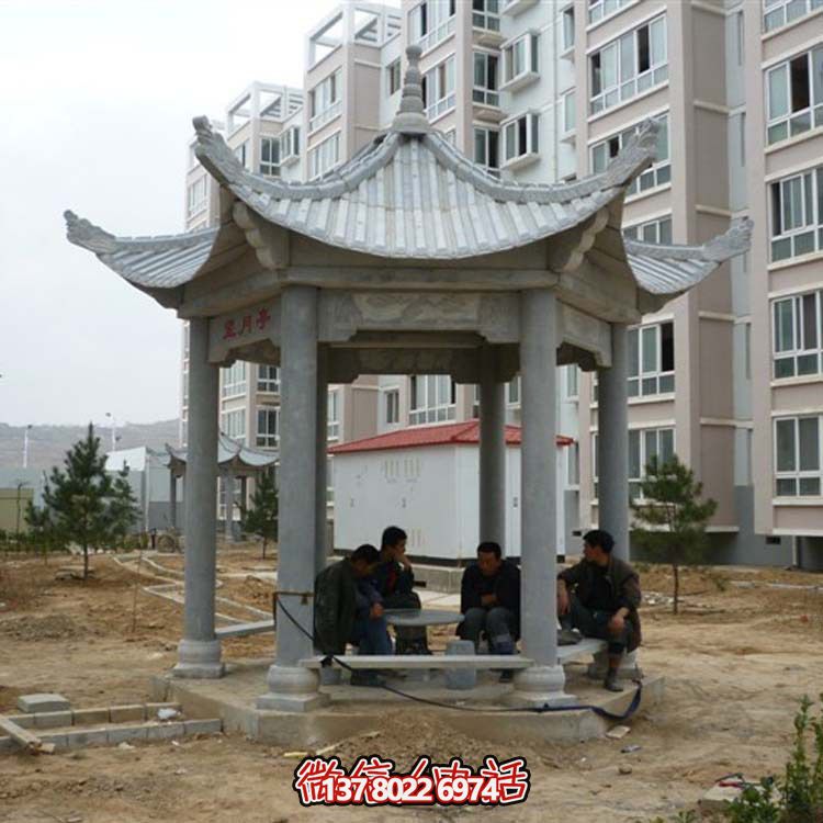 古典風情涼亭，點綴小區(qū)廣場，讓您休閑身心