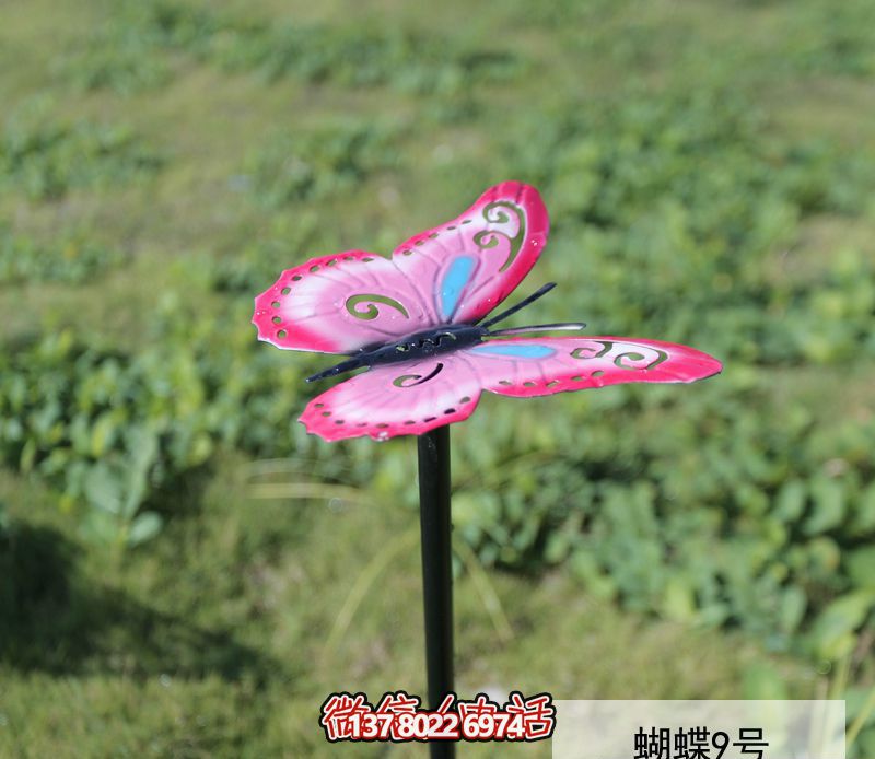 不銹鋼蝴蝶雕塑，創(chuàng)意裝點公園環(huán)境