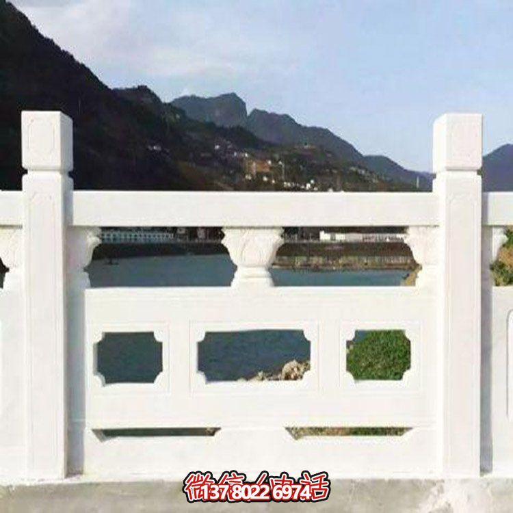 大理石雕刻石欄桿，美輪美奐，護(hù)佑家園