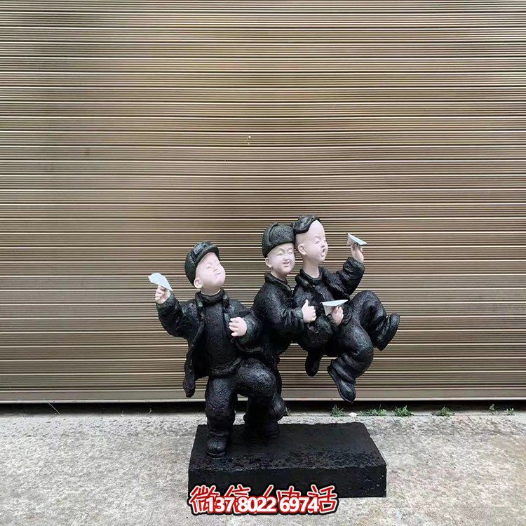 多彩玻璃鋼景觀擺件，添加卡通戶外兒童樂趣