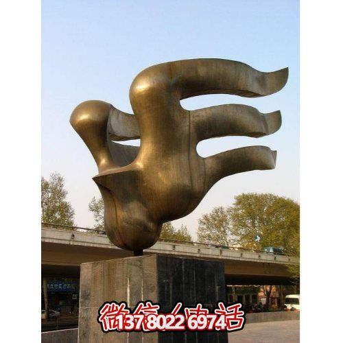 大型不銹鋼景觀雕塑，創(chuàng)意點(diǎn)亮戶外廣場(chǎng)、園林和景區(qū)