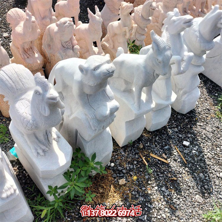 十二生肖小石雕擺件，帶來更多的吉祥與幸運(yùn)