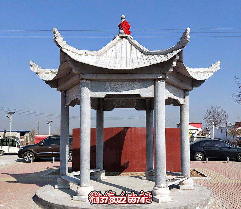 精致大理石涼亭，點(diǎn)綴完美小區(qū)廣場(chǎng)