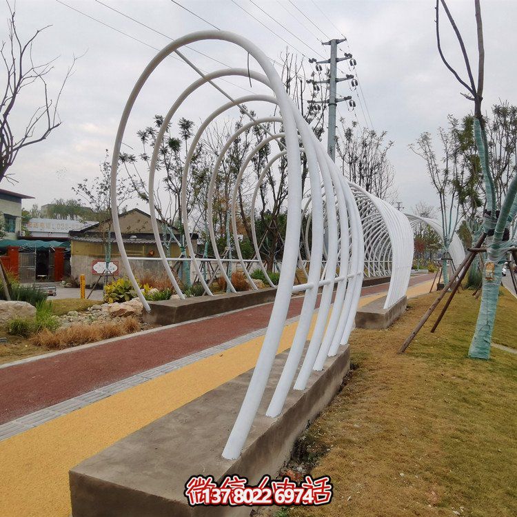 不銹鋼鐵藝拱門(mén)，完美裝飾公園戶外空間