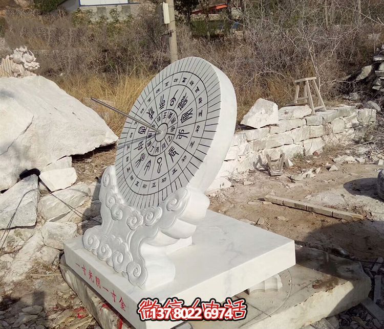精致日晷雕塑，為你的戶外景區(qū)帶來創(chuàng)意石雕裝飾