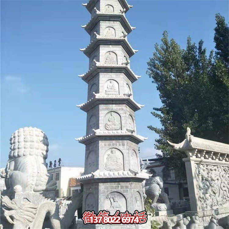 古典佛教雕塑藝術(shù)——精美青石舍利塔、石塔寺、佛塔