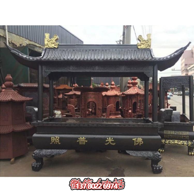 精美銅雕香爐，裝點(diǎn)您的景區(qū)、寺廟、戶外