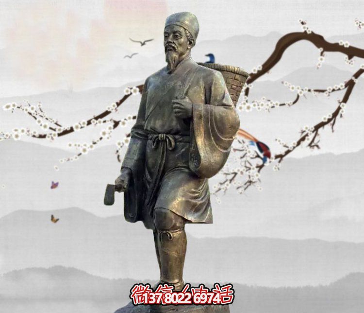 雕塑李時珍的傳奇，緬懷古老的采藥文化