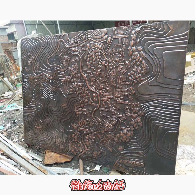 精致雅致的園林景觀浮雕、壁畫及雕塑裝置的完美結合
