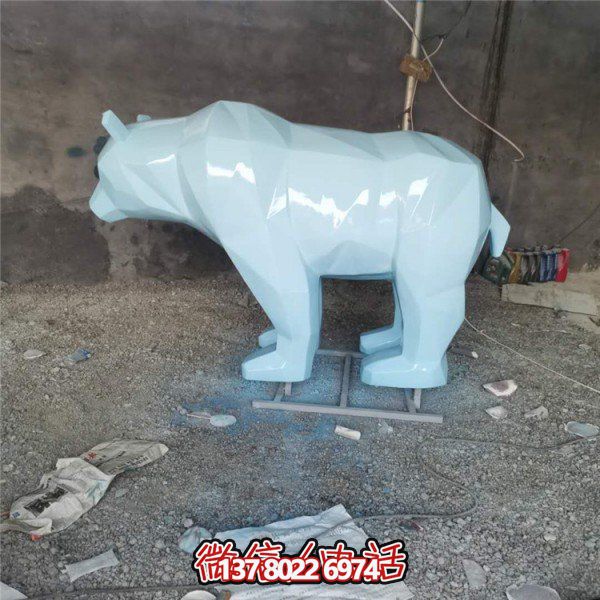 玻璃鋼幾何雕塑，裝飾動(dòng)物園園林和戶外空間