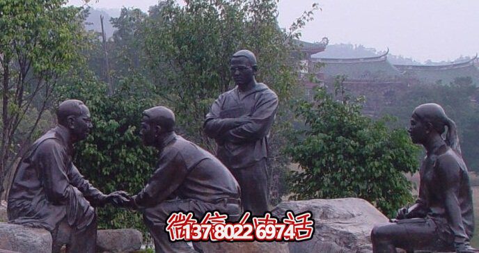 毛主席商談國(guó)事人物園林景觀(guān)銅毛澤東雕塑 毛主席商談國(guó)事人物園林景觀(guān)銅毛澤東雕塑