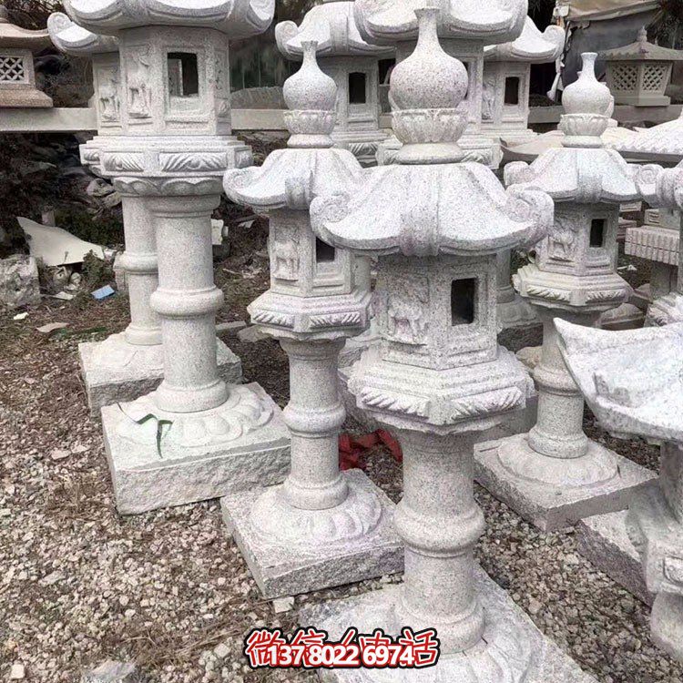 花崗巖石雕燈，中國傳統(tǒng)古建照明燈籠